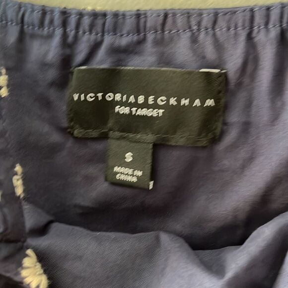 Victoria Beckham x Target Romper Embroidered Navy White Size Small Kids - Picture 4 of 7